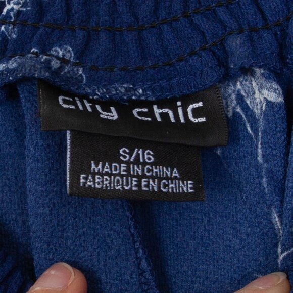 City Chic Womens Floral Off The Shoulder Smocked Maxi Dress Size S/16 Boho - Picture 5 of 10